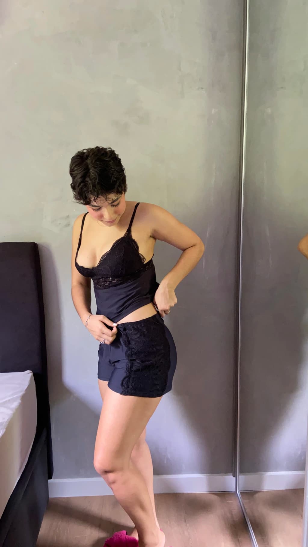 Pijama Isadora preto